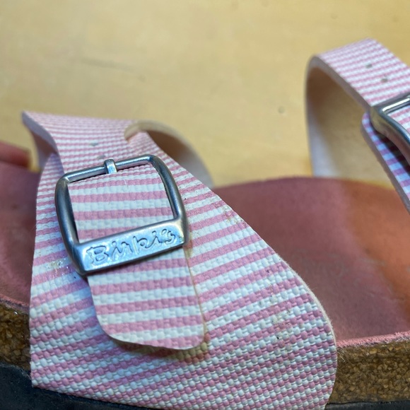 Birkenstock Birkiās Arizona Pink and White Striped Sandals ( size 35/36) - Picture 6 of 13